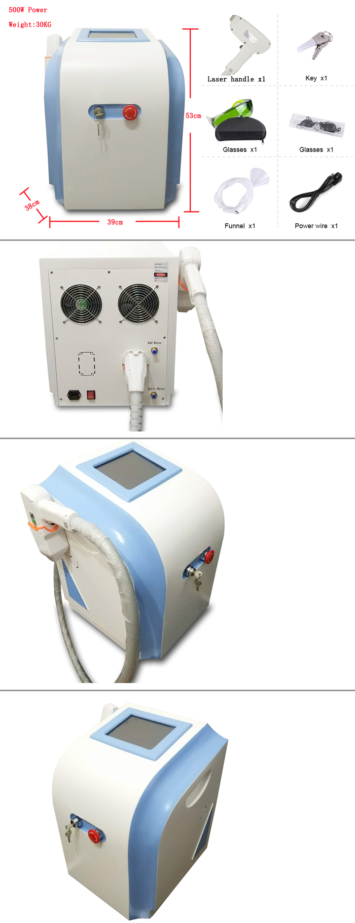 808nm diode laser hair removal machine